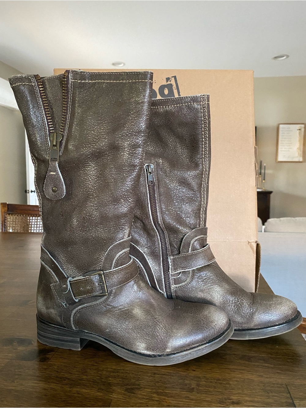 Bed Stu Rustic Distressed Knee Boot size 9 - Picture 2 of 4